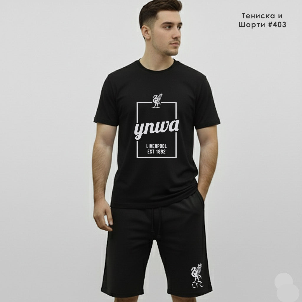Комплект Тениска и Къси Панталонки Liverpool #403