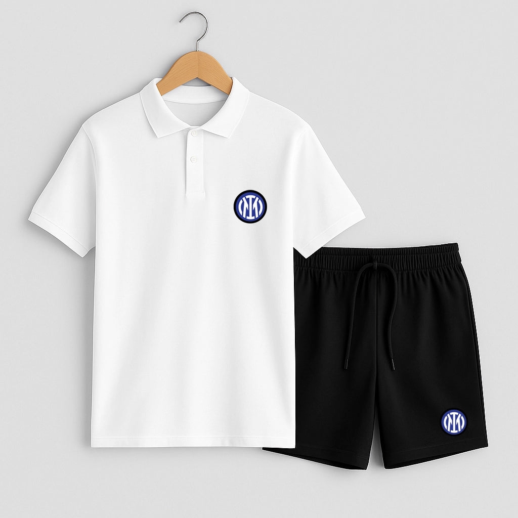 Комплект Поло Teниска и Къси Панталонки Inter #801