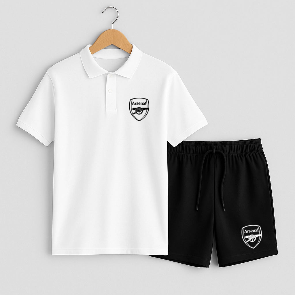 Комплект Поло Teниска и Къси Панталонки Arsenal #451