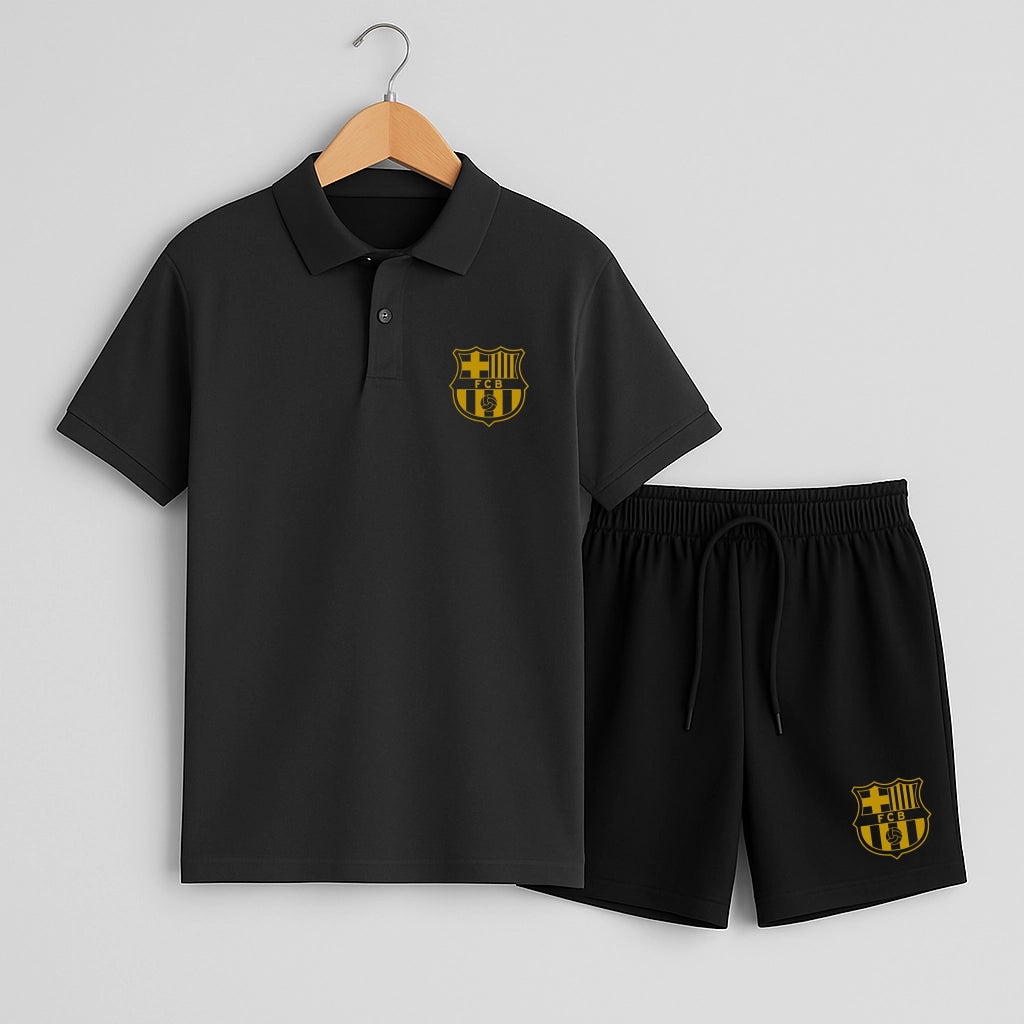Комплект Поло Teниска и Къси Панталонки Barcelona #951