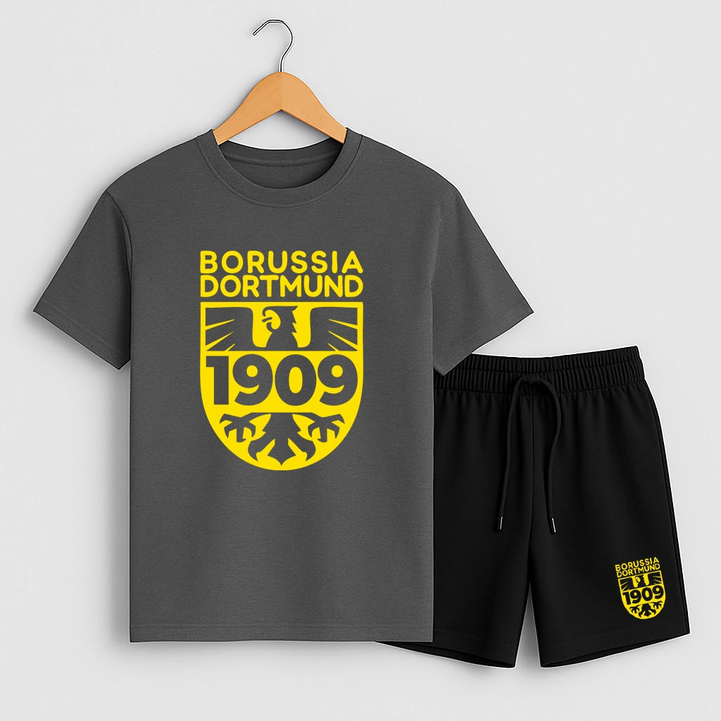 Комплект Тениска и Къси Панталонки BVB #303