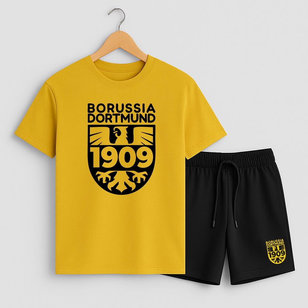 Комплект Тениска и Къси Панталонки BVB #303