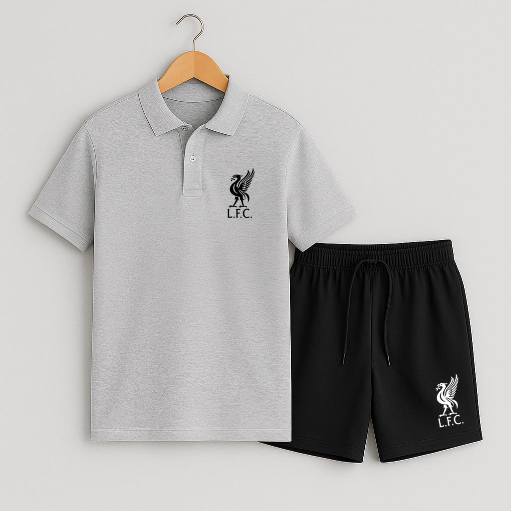 Комплект Поло Тениска и Къси Панталонки Liverpool #401