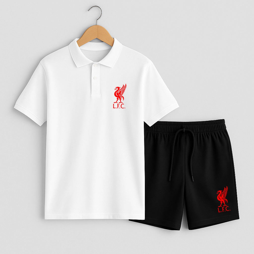 Комплект Поло Тениска и Къси Панталонки Liverpool #401
