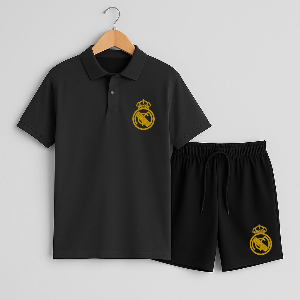 Комплект Поло Teниска и Къси Панталонки Real Madrid #901