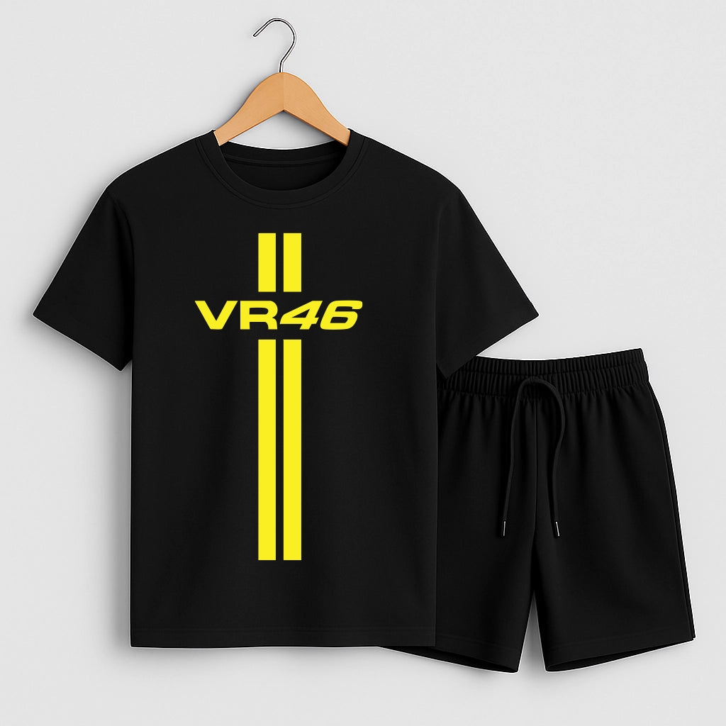 Комплект Тениска и Къси Панталонки Valentino Rossi #3002