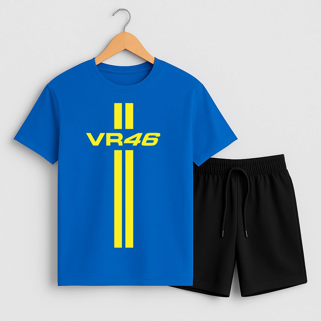 Комплект Тениска и Къси Панталонки Valentino Rossi #3002